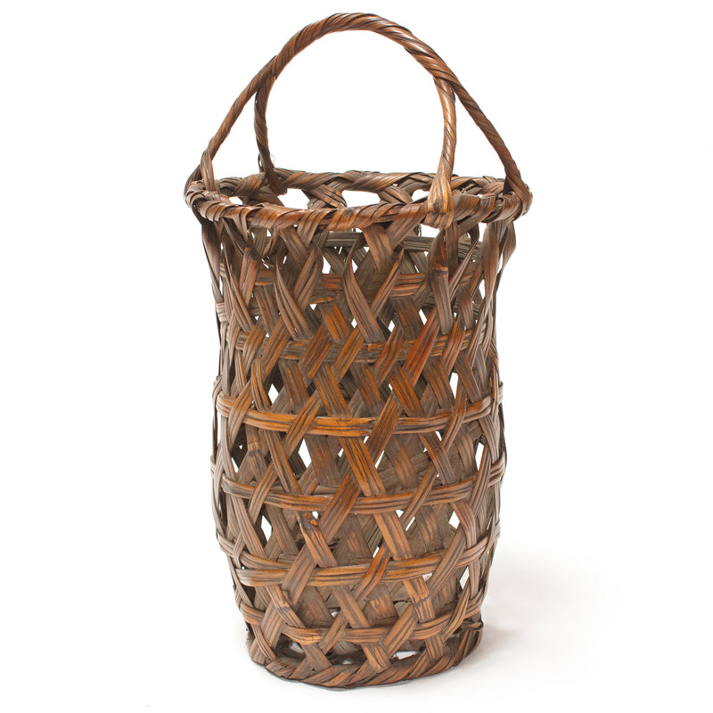 Hanakago Japanese Bamboo Ikebana Flower Basket