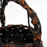 Beautiful Japanese Hanakago | Bamboo Root Flower Basket with Root Details
