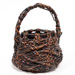 Beautiful Japanese Hanakago | Bamboo Root Flower Basket with Root Details