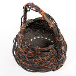 Beautiful Japanese Hanakago | Bamboo Root Flower Basket with Root Details