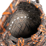 Beautiful Japanese Hanakago | Bamboo Root Flower Basket with Root Details