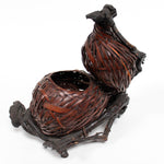 Bird's Nest Hanakago Japanese Bamboo Ikebana Flower Basket