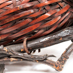 Bird's Nest Hanakago Japanese Bamboo Ikebana Flower Basket
