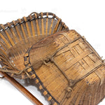 Vegetable Seller's Bamboo Basket Pair