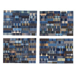 Japanese Indigo Tamba Cloth Sample Sheet - Shimacho