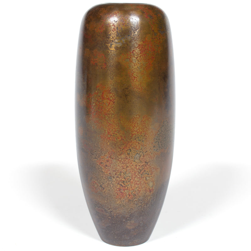 Vintage Bronze Vase with Lovely Golden Patina