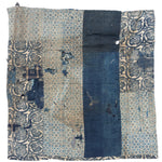 Katazome  Boro Multilayer Blanket  |  Japanese Indigo