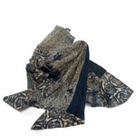 Katazome  Boro Multilayer Blanket  |  Japanese Indigo