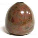 Red and Blue Vintage Bronze Flower Vase