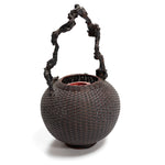 Hanakago | Bamboo Flower Basket with Wisteria Root Handle