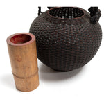 Hanakago | Bamboo Flower Basket with Wisteria Root Handle