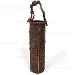 Hanakago | Bamboo Flower Basket with Wisteria Root Handle