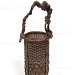 Hanakago | Bamboo Flower Basket with Wisteria Root Handle