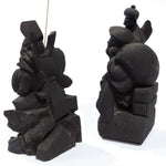 Wooden Daikoku and Ebisu Statues