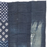 3 Panel Japanese Indigo Futonji Sheet
