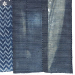 3 Panel Japanese Indigo Futonji Sheet