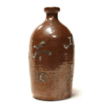 Tokkuri Sake Bottle -  Antique Japanese Rice Wine Bottle