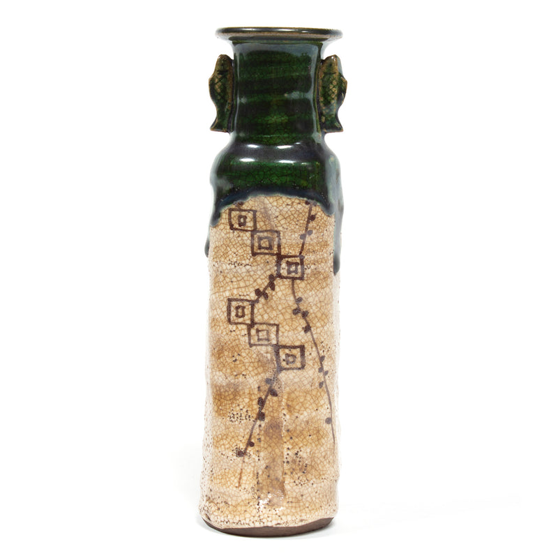 Oribe Ceramic Wall Hanging Flower Vase