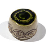 Oribe Ceramic Kogo  | Japanese Incense Storage Container