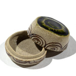 Oribe Ceramic Kogo  | Japanese Incense Storage Container