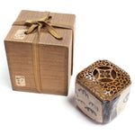 Kuro Oribe Koro Incense Burner