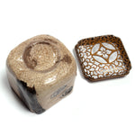Kuro Oribe Koro Incense Burner