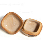 Shino Seto Ceramic Kogo  | Japanese Incense Storage Container