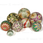 Temari Ball Set of 8 - Traditional Folk Art Toy