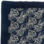 4-panel Katazome Futonji with Crane and Tortise Motif