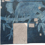 Crane & Tortoise Futonji Japanese Antique Indigo Tsutsugaki Futon Cover