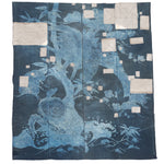 Crane & Tortoise Futonji Japanese Antique Indigo Tsutsugaki Futon Cover