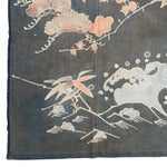 Crane & Tortoise Futonji Japanese Antique Indigo Tsutsugaki Futon Cover