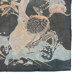 Crane & Tortoise Futonji Japanese Antique Indigo Tsutsugaki Futon Cover
