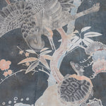 Crane & Tortoise Futonji Japanese Antique Indigo Tsutsugaki Futon Cover