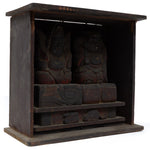 Shrine with Wooden Daikoku and Ebisu