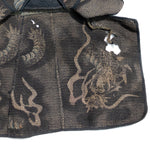 Sashiko Fireman's Hat with Tsutsugaki Dragon Interior