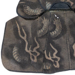 Sashiko Fireman's Hat with Tsutsugaki Dragon Interior