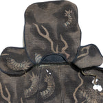 Sashiko Fireman's Hat with Tsutsugaki Dragon Interior
