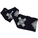 Japanese Patchwork Indigo Egasuri Ikat Panel
