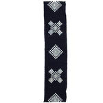 Japanese Patchwork Indigo Egasuri Ikat Panel