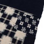 Japanese Indigo Egasuri Ikat Panels with Ikebana Motif