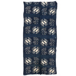 Japanese Indigo Egasuri Ikat Panels with Cherry Tree Motif