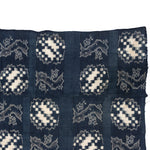 Japanese Indigo Egasuri Ikat Panels with Cherry Tree Motif