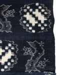 Japanese Indigo Egasuri Ikat Panels with Cherry Tree Motif