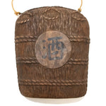 Antique Kanban Sake Barrel-shaped Shop Sign