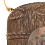 Antique Kanban Sake Barrel-shaped Shop Sign