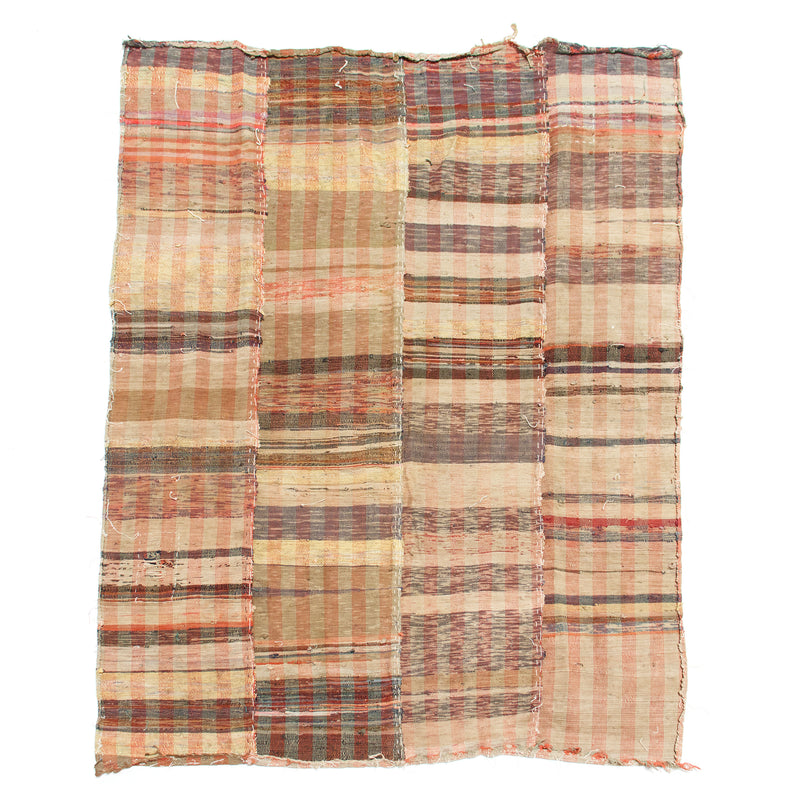Sakiori 4-Panel Blanket |  Japanese Ragweave Folk Textile Recycling