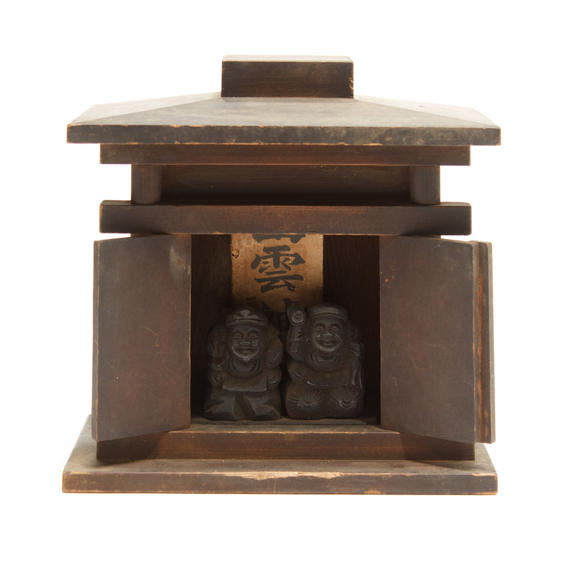 Shrine with Daikoku and Ebisu