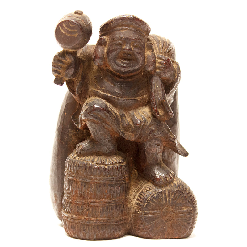 Daikoku | Hand Carved Wood | Seven Lucky Gods