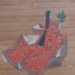 Large Japanese Antique Hand-painted Ema